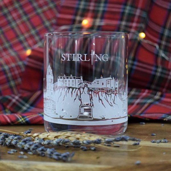 Burns Scottish Gift With Stirling Skyline Wrap Around