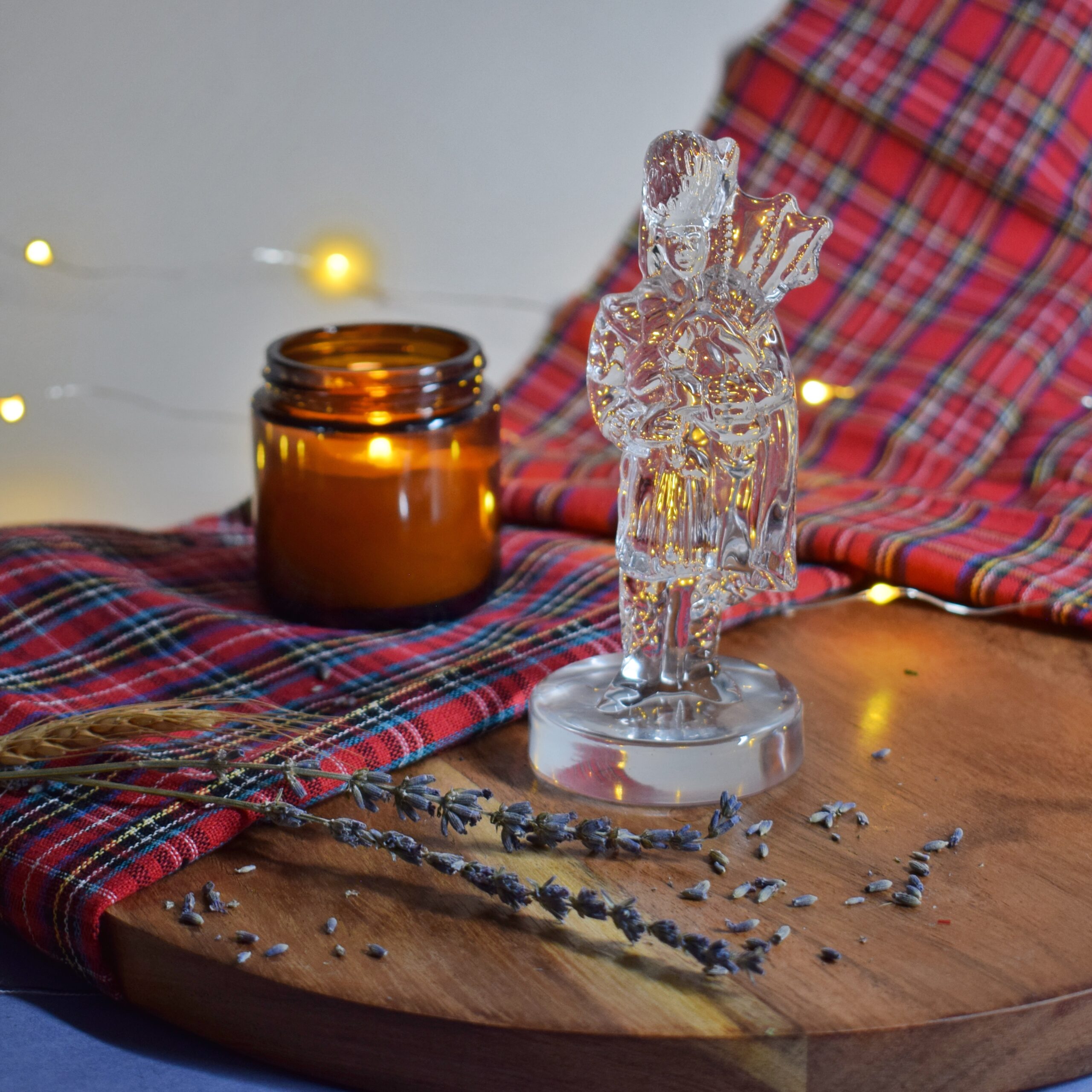 Burns Collins Tot Glass with Clan Engraving Scottish gift